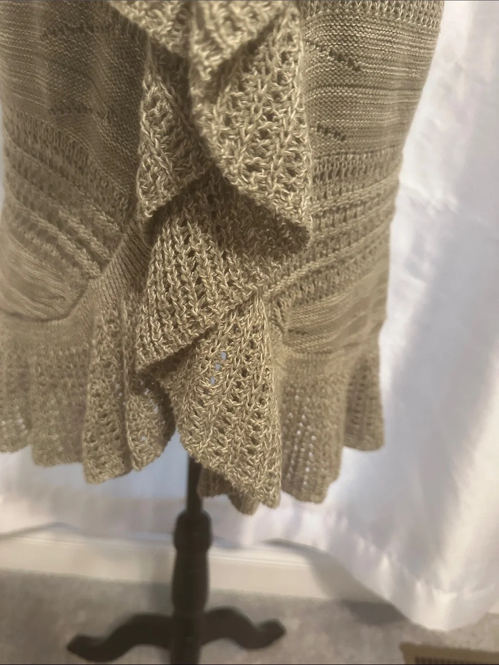 Women's Short-Sleeve Knit Cardigan Sweater